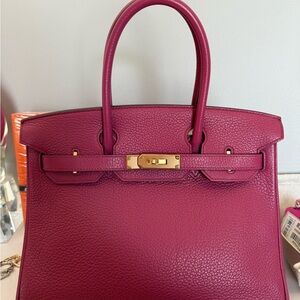 Hermes Birkin 30 in color Tosca!